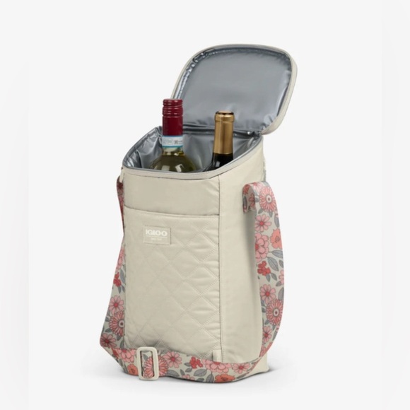 Igloo Wine Bottle Carrier Cooler Bag Insulated Crossbody NWT - Picture 1 of 12